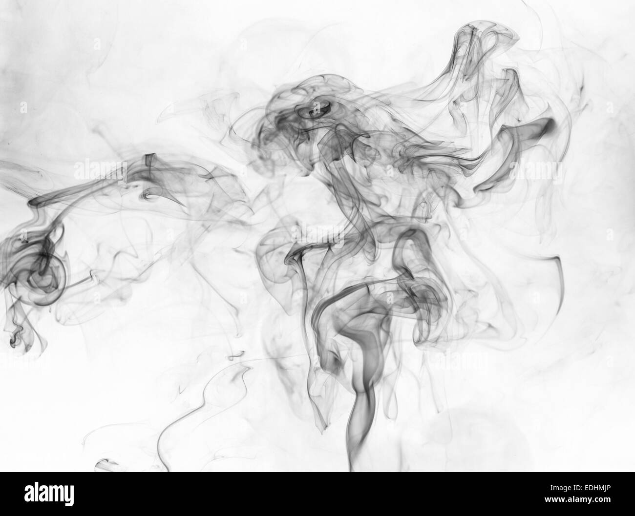 Abstract smoke moves on a white background Stock Photo - Alamy