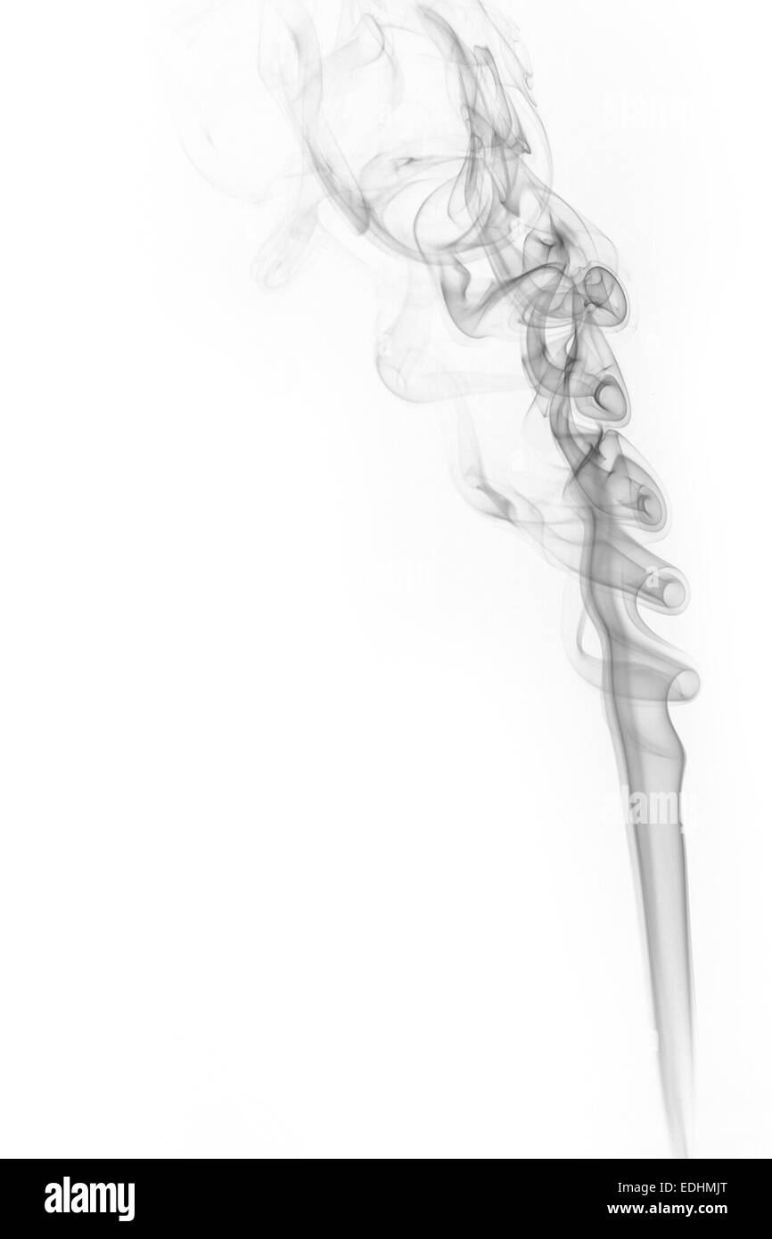 Abstract smoke moves on a white background Stock Photo - Alamy
