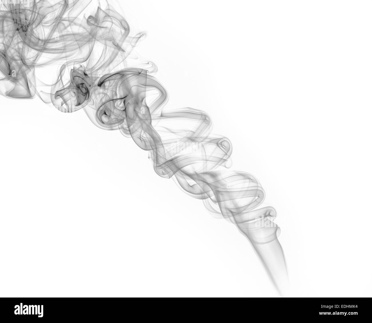 Abstract smoke moves on a white background Stock Photo - Alamy