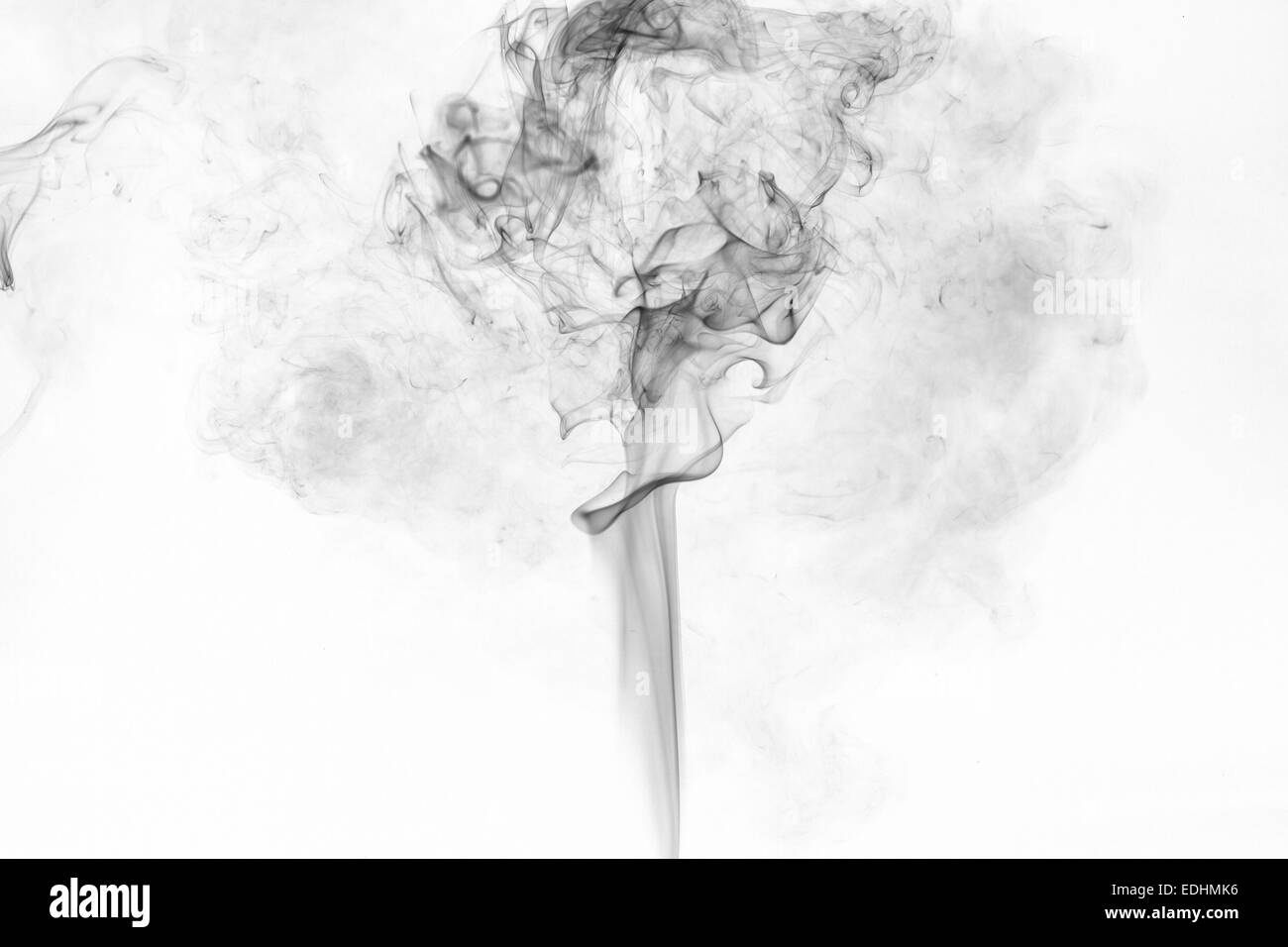 Abstract smoke moves on a white background Stock Photo - Alamy