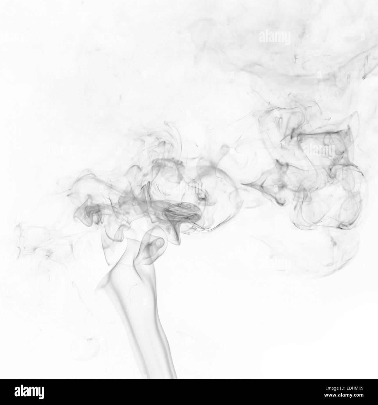 Abstract smoke moves on a white background Stock Photo - Alamy