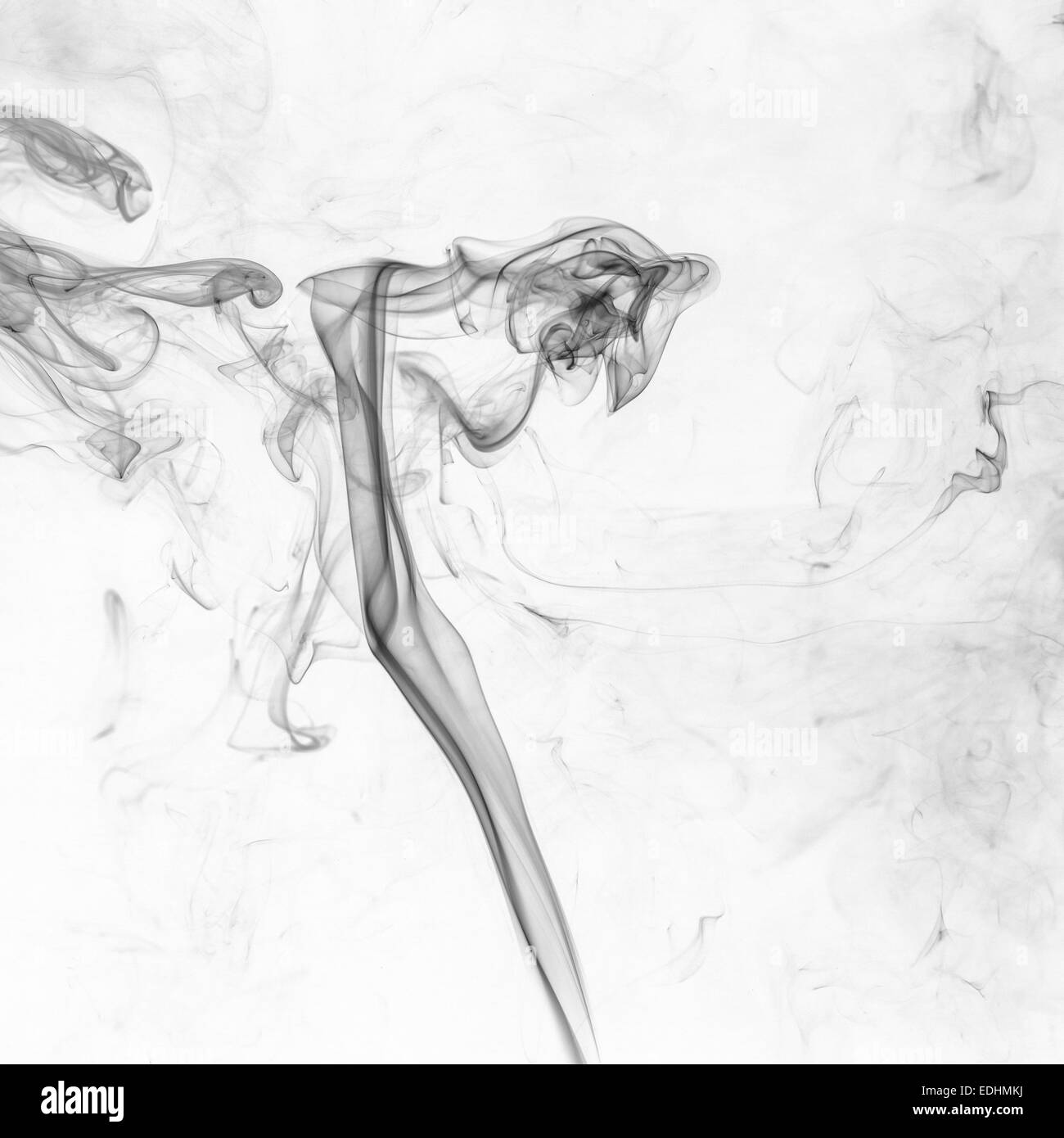 Abstract smoke moves on a white background Stock Photo - Alamy