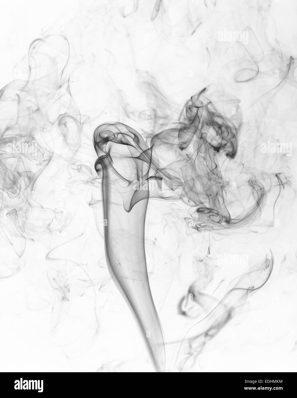 Abstract smoke moves on a white background Stock Photo - Alamy