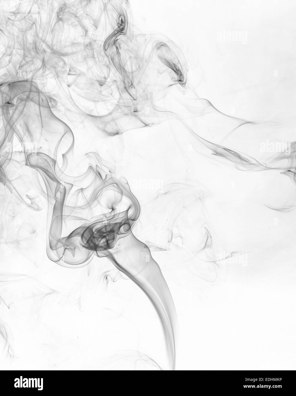 Abstract smoke moves on a white background Stock Photo - Alamy