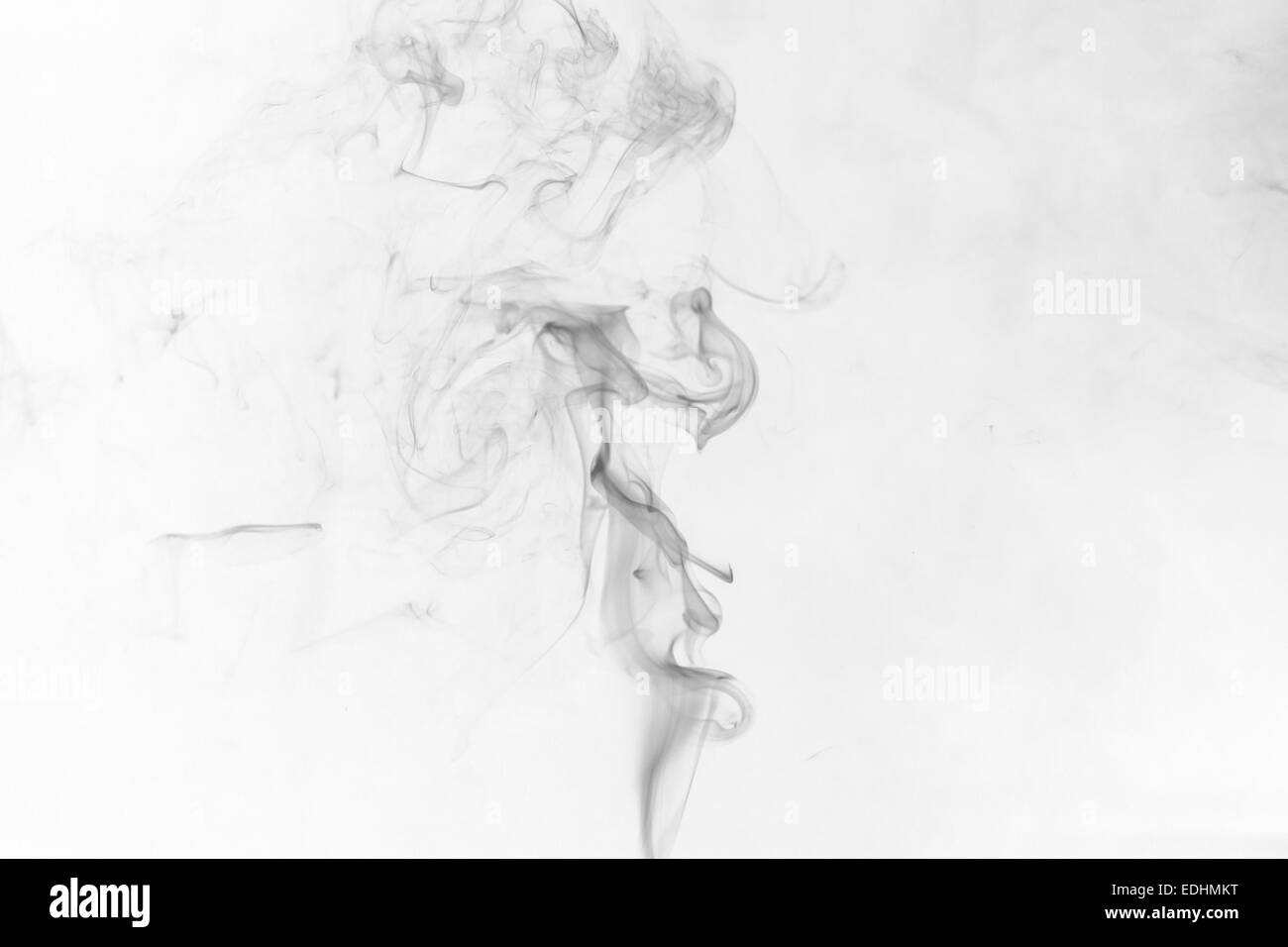 Abstract smoke moves on a white background Stock Photo - Alamy