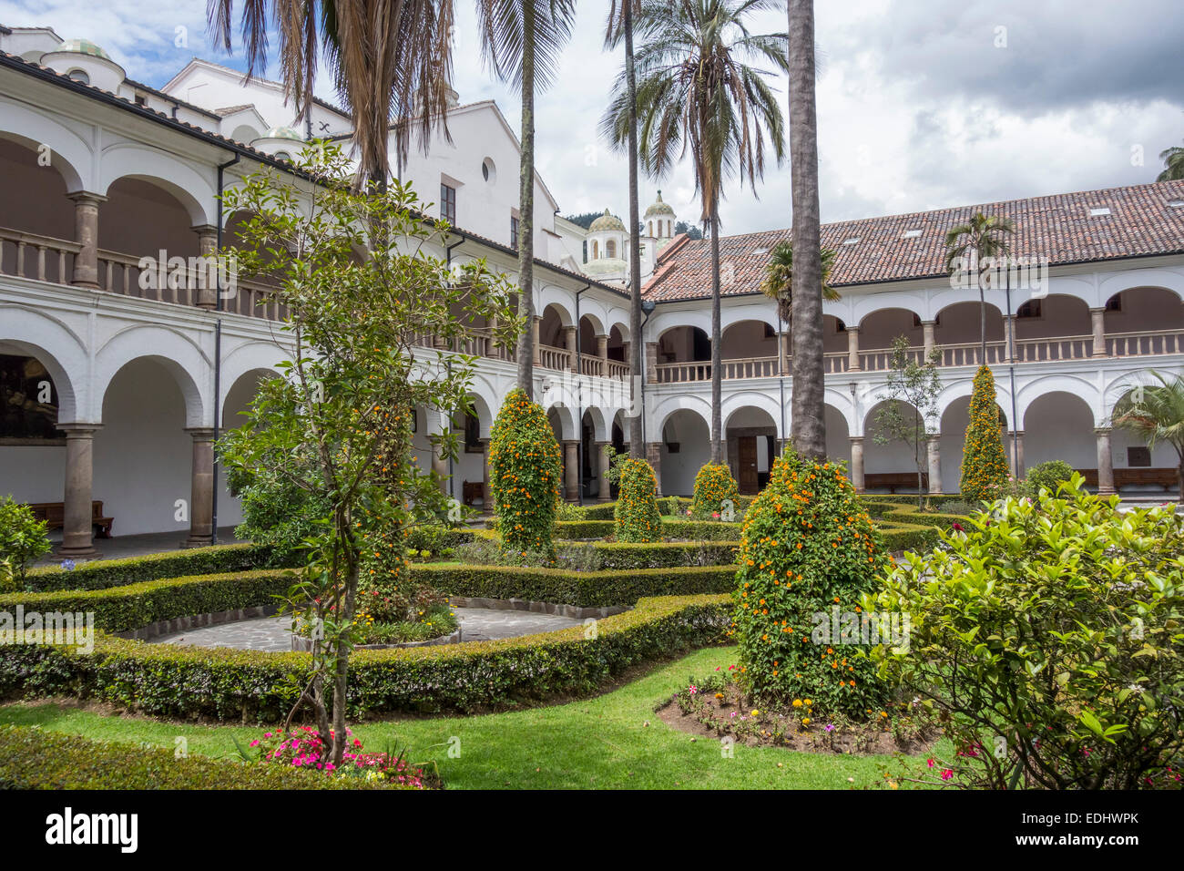 Courtyard in the Convento de San Francisco, Convent of St. Francis