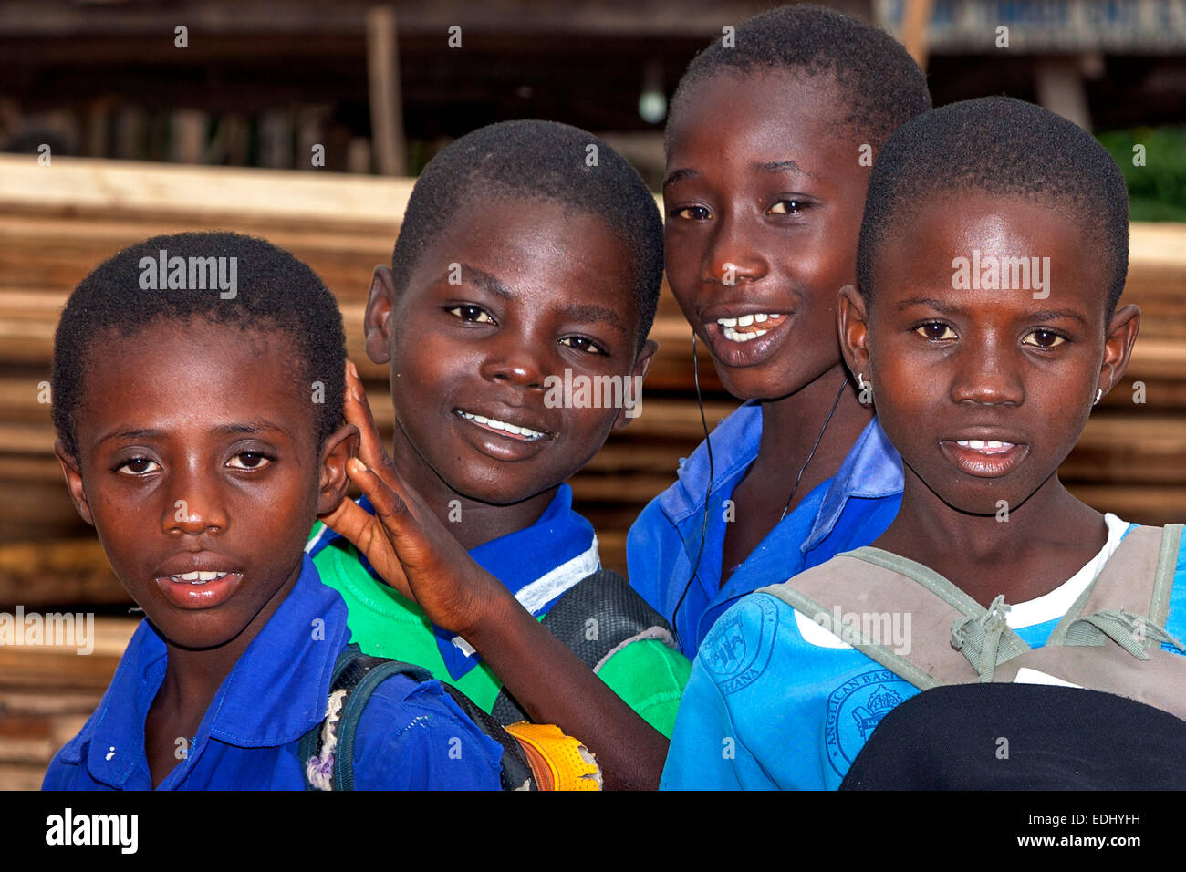 Ghana school kids hi-res stock photography and images - Alamy