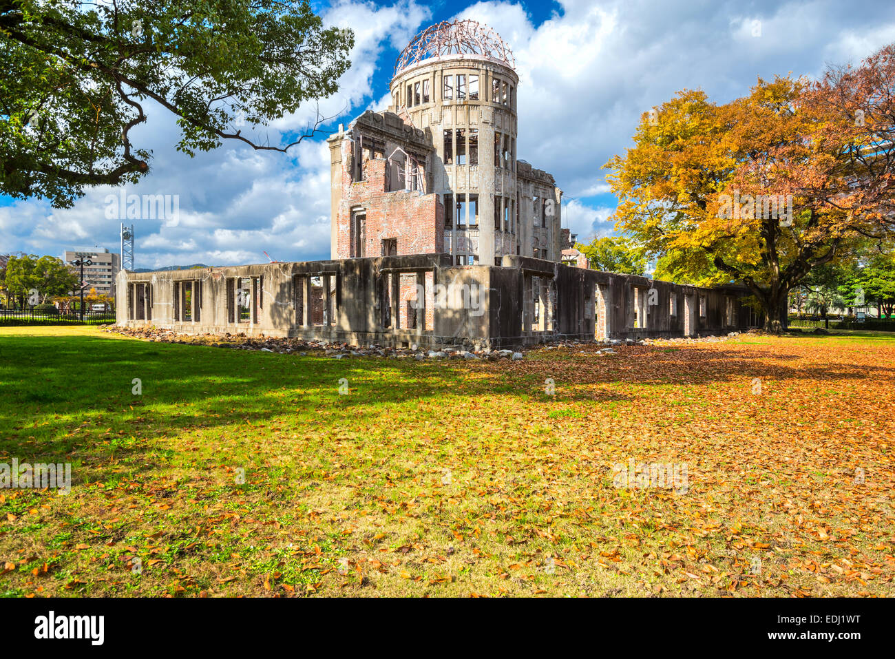 The Atomic Dome, ex Hiroshima Industrial Promotion Hall, destroyed by the first Atomic bomb in