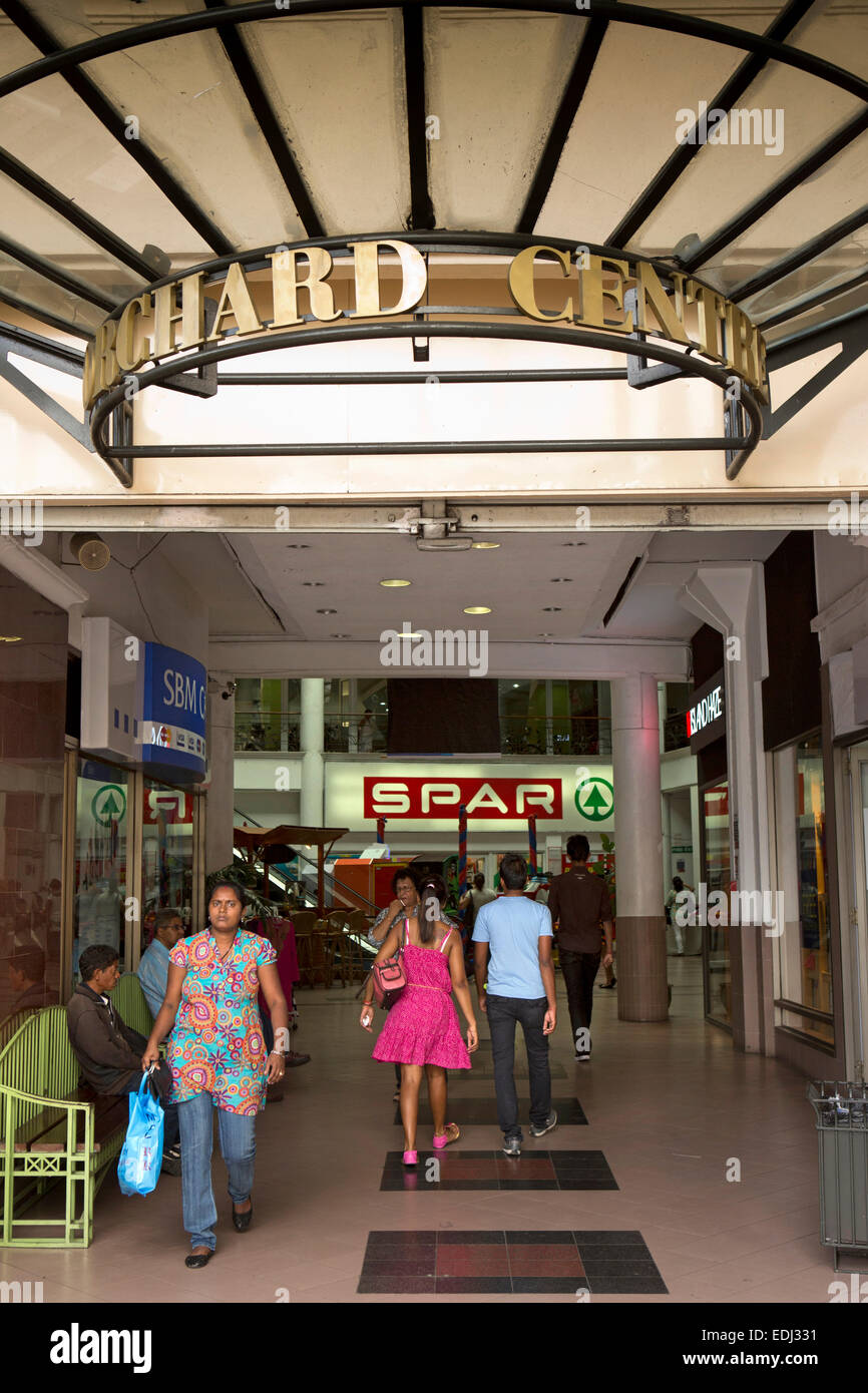 Mauritius, Quatre Bornes, St Jean Road, Orchard Centre, indoor shopping mall Stock Photo