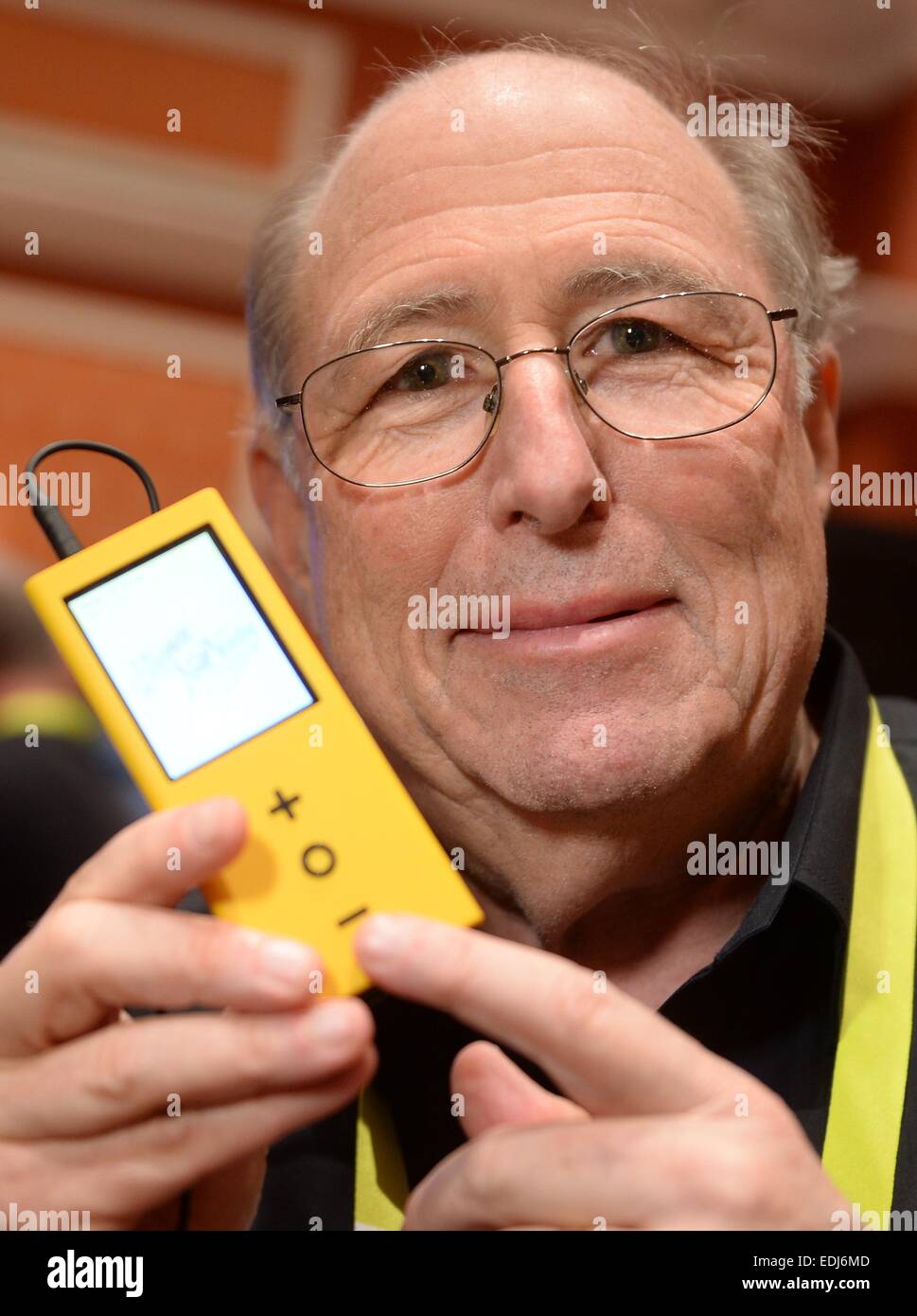 Las Vegas, Nevada, USA. 06th Jan, 2015. Developer Phil Baker presents a