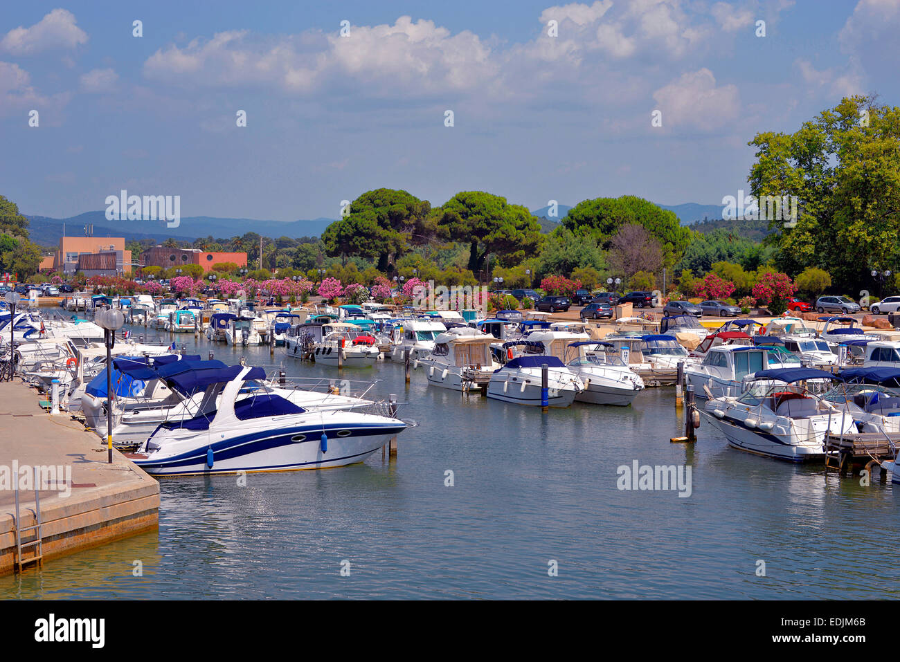 Port of La LondelesMaures in France Stock Photo Alamy
