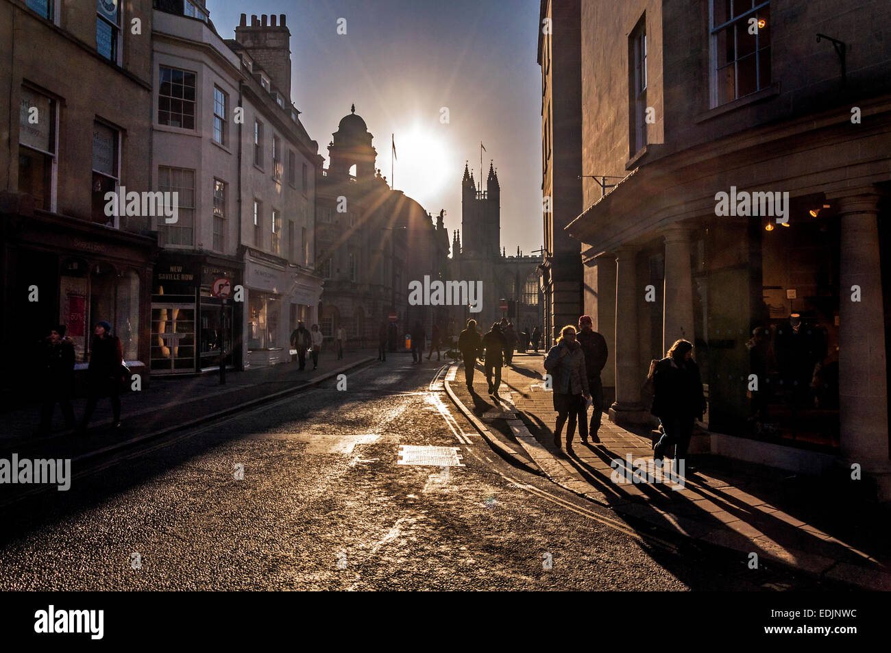 Abbey street light silhouette hi-res stock photography and images - Alamy