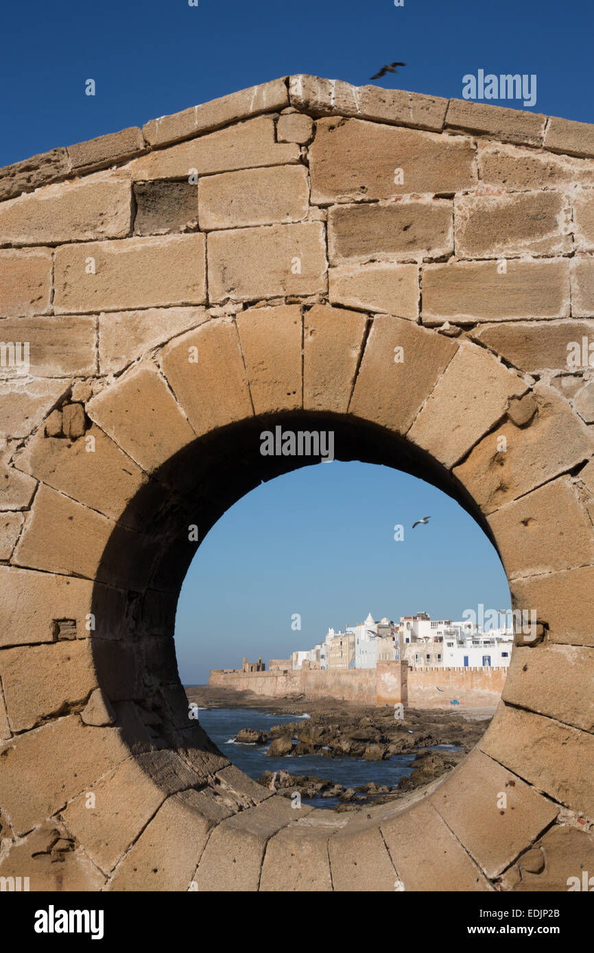 Essaouira medina and port, a UNESCO World Heritage site, on the coast of Morocco, North Africa. Stock Photo