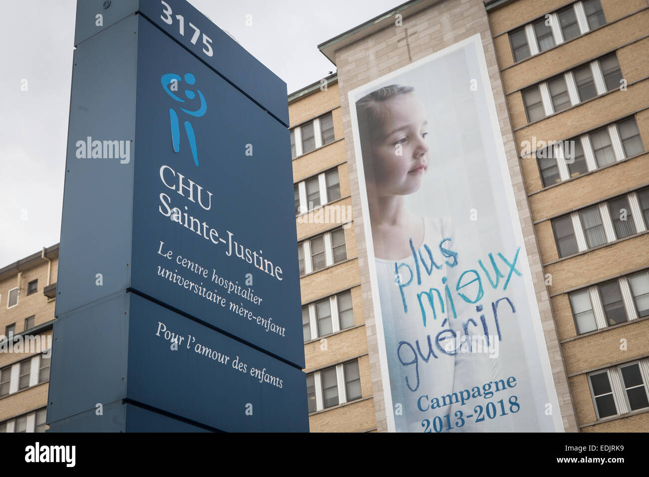 Centre hospitalier universitaire SainteJustine is pictured in Montreal