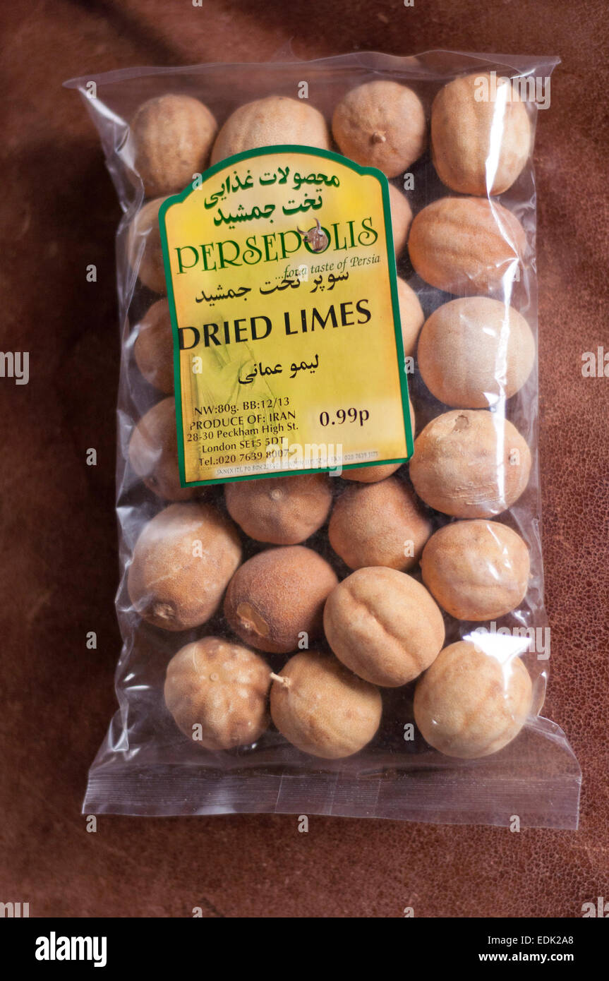 Persian food ingredient. Iranian dried limes Stock Photo Alamy