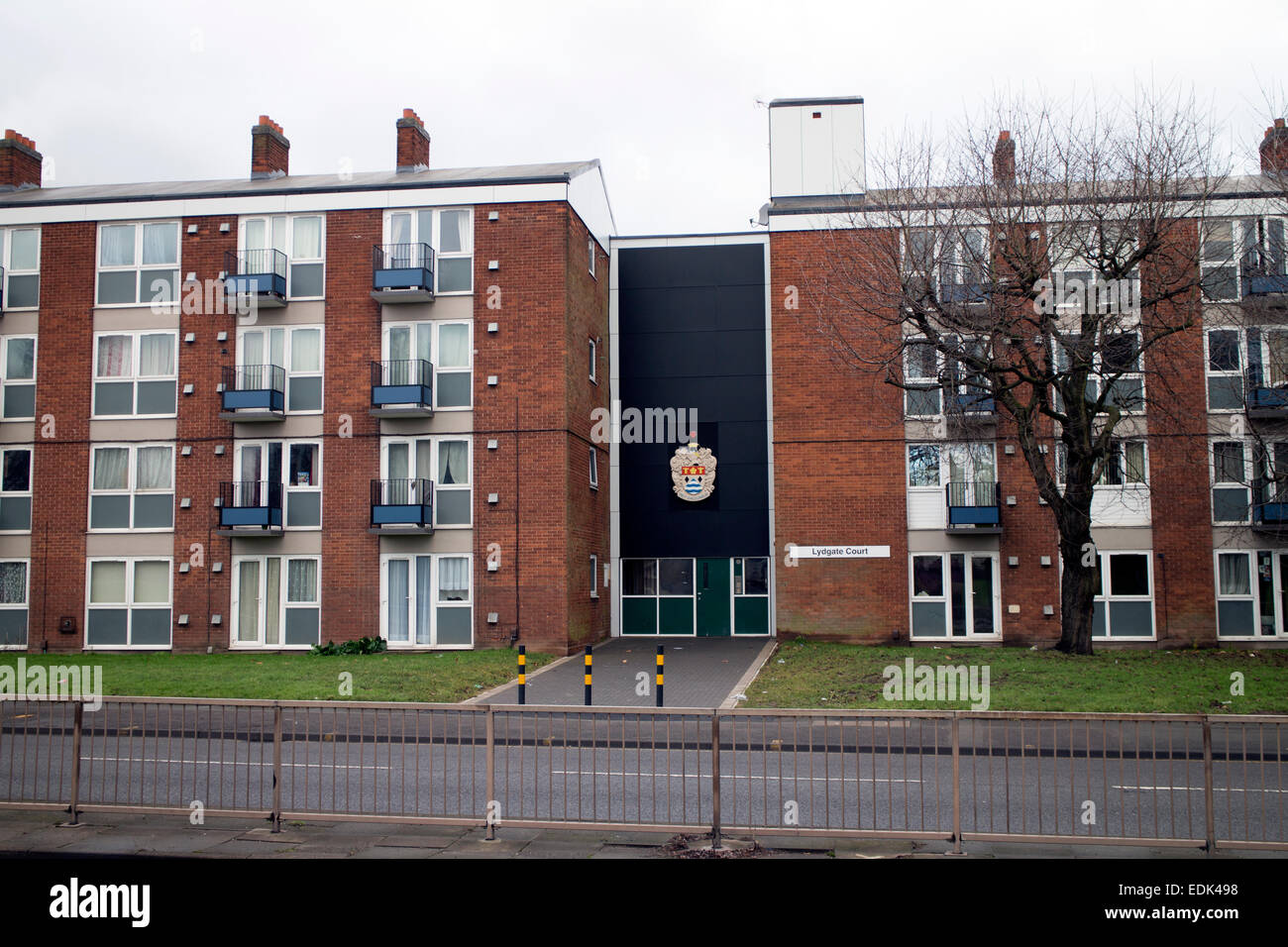Lydgate Court flats, Nuneaton, Warwickshire, England, UK Stock Photo