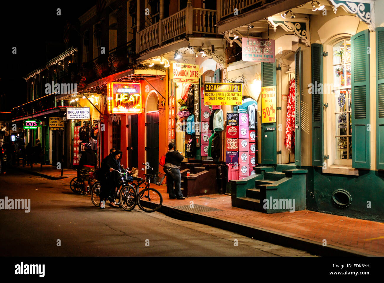 bourbon street new orleans louisiana
