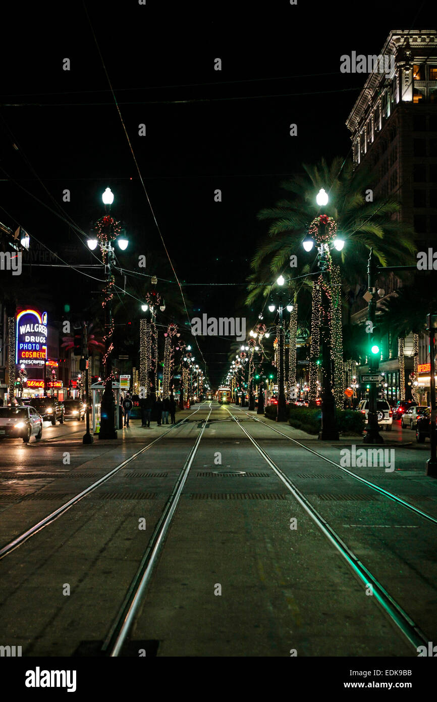 Canal Street at Night - 1960s