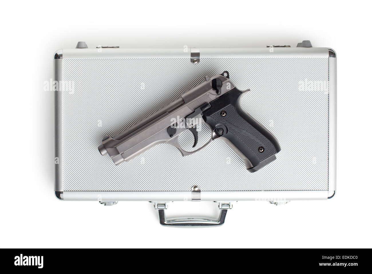Automatic pistol handgun on Cut Out Stock Images Pictures Alamy