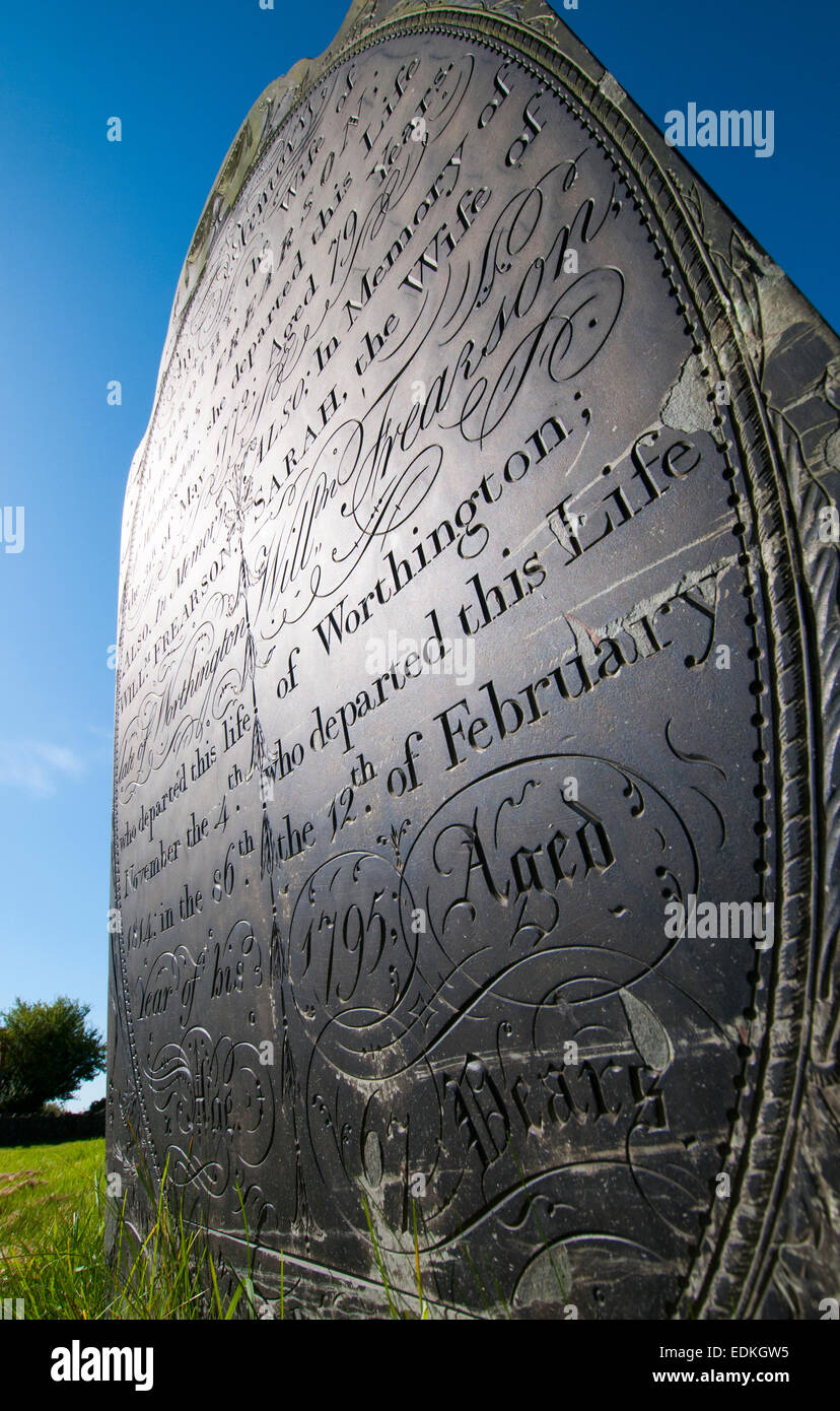 Slate Headstones High Resolution Stock Photography and Images - Alamy