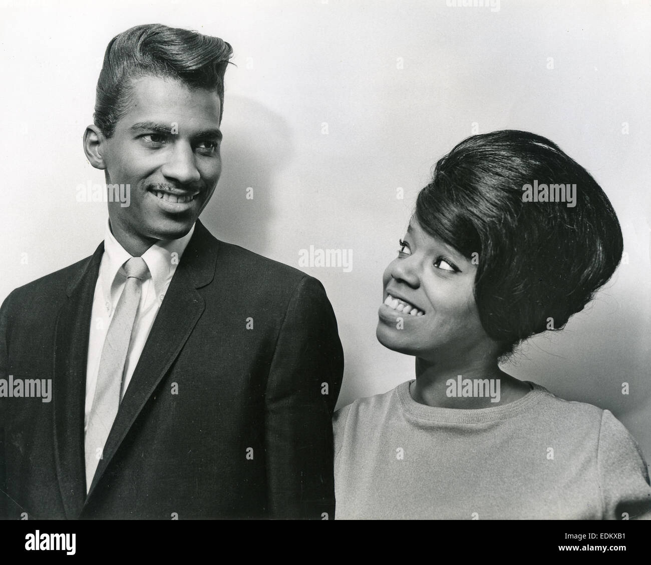 INEZ AND CHARLIE FOXX  Afro-American pop duo in 1964. Photo Tony Gale Stock Photo