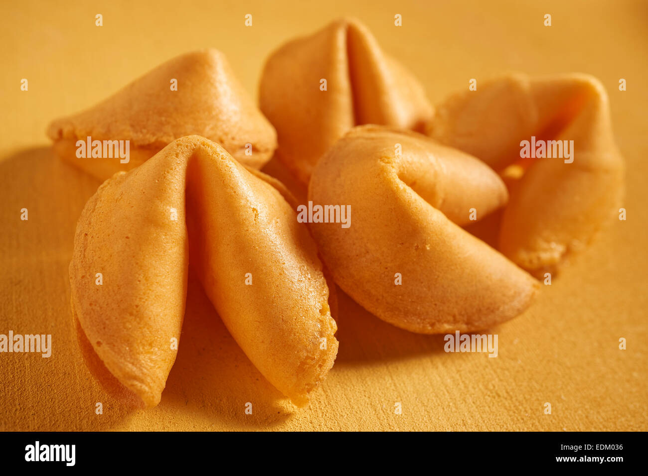 Fortune Cookie, Chinese/American restaurant specialty Stock Photo