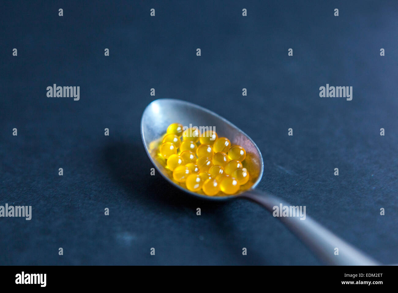 gel capsule vitamins and minerals Stock Photo