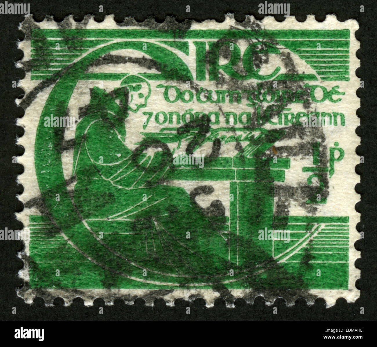 Ireland, postage stamp Stock Photo Alamy