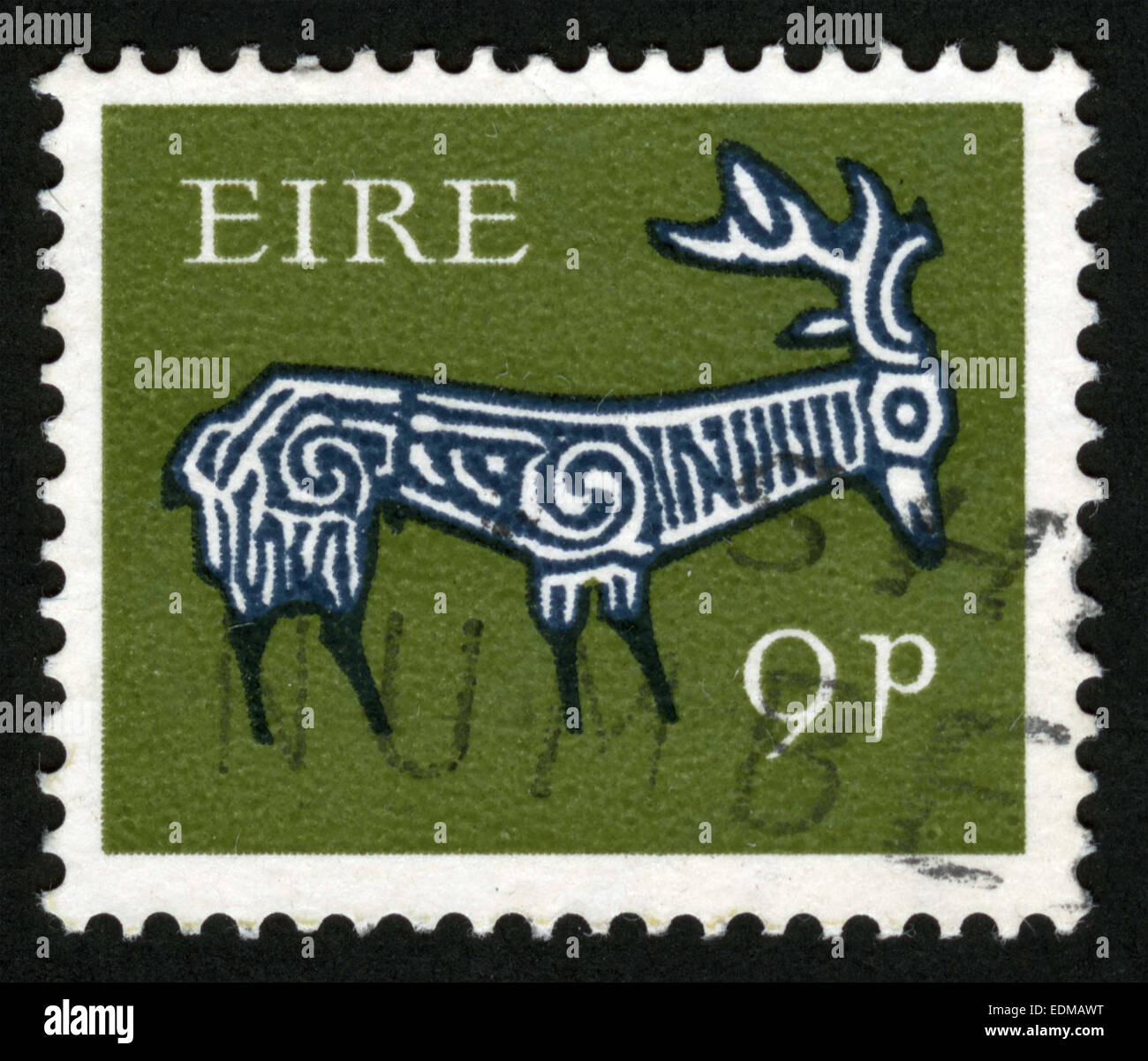 Ireland, postage stamp Stock Photo Alamy