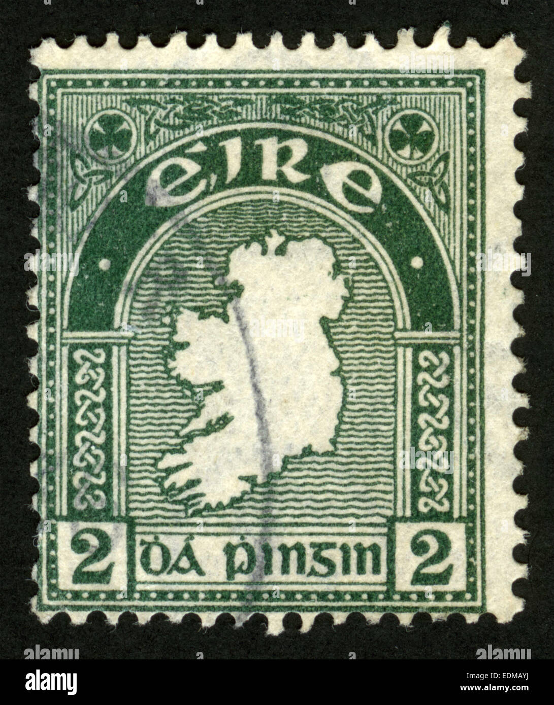 Ireland postage stamp Stock Photo Alamy