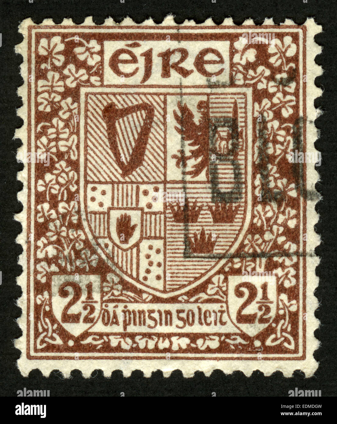 Ireland, postage stamp Stock Photo Alamy