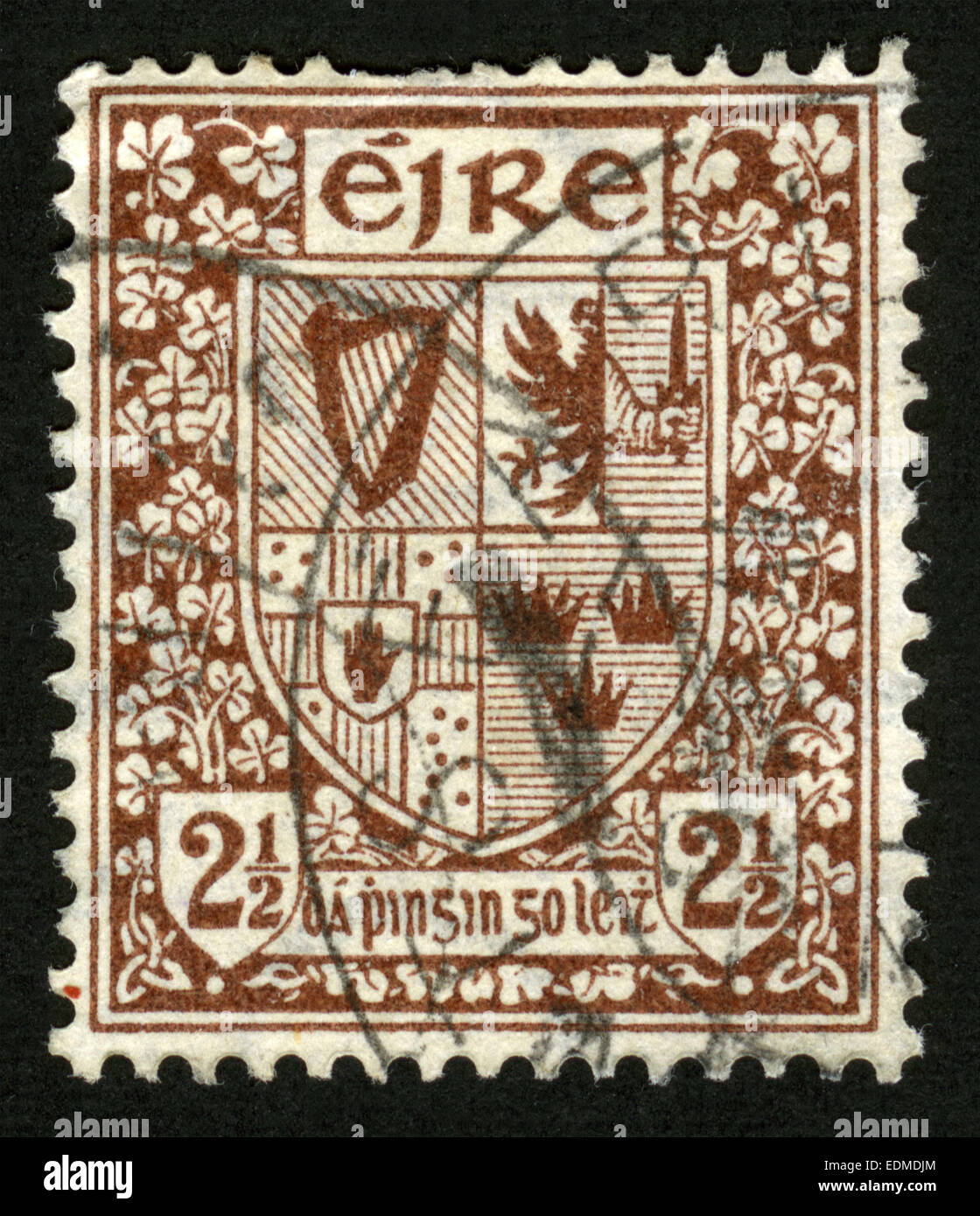 Ireland, postage stamp Stock Photo Alamy