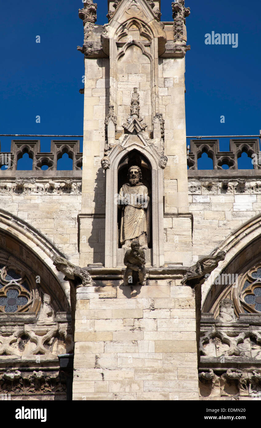 Statue York Minster York Yorkshire England Stock Photo Alamy
