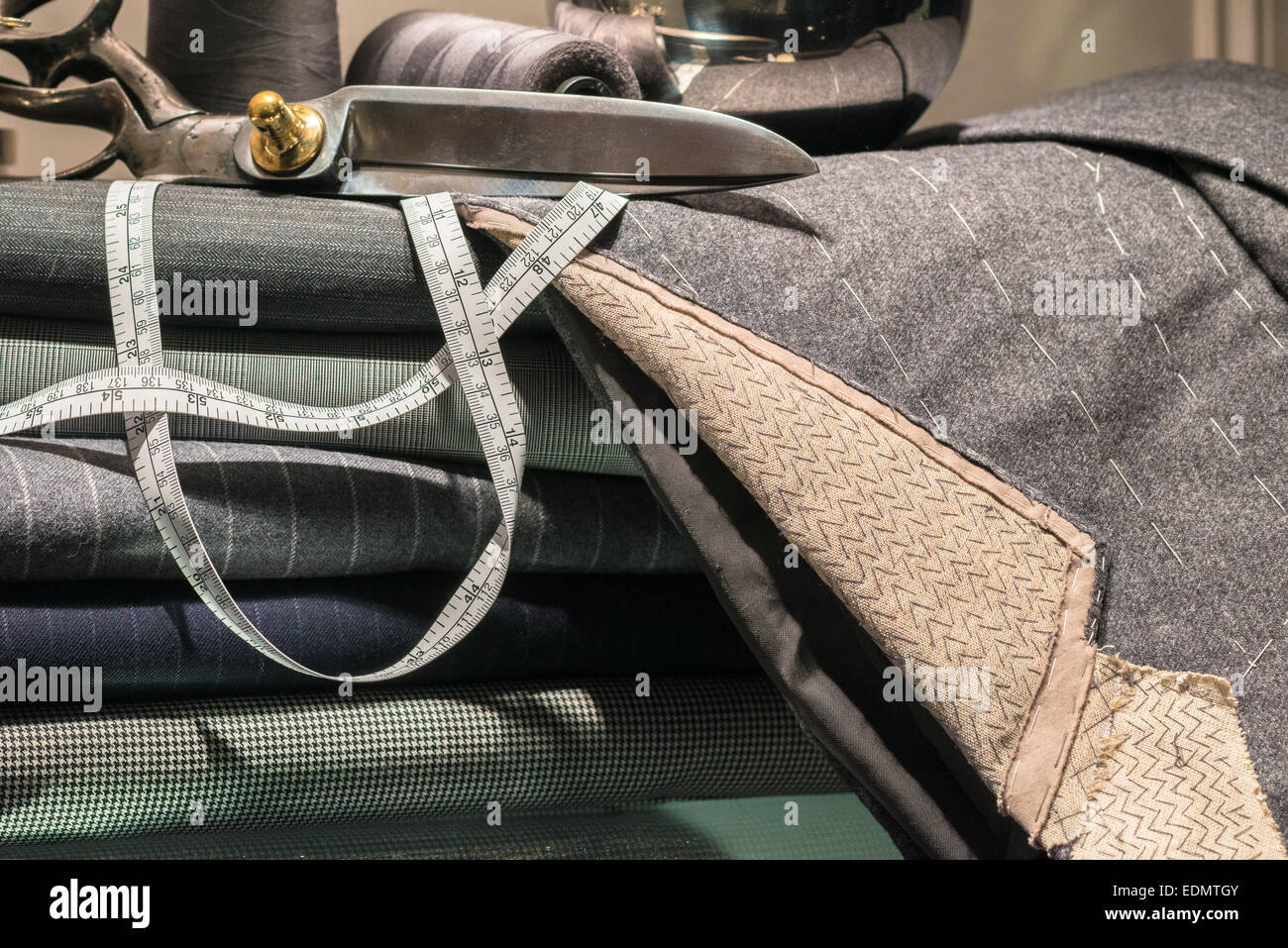 Still Life of Tailor's Shop with Tools of the Trade and Cloth Stock