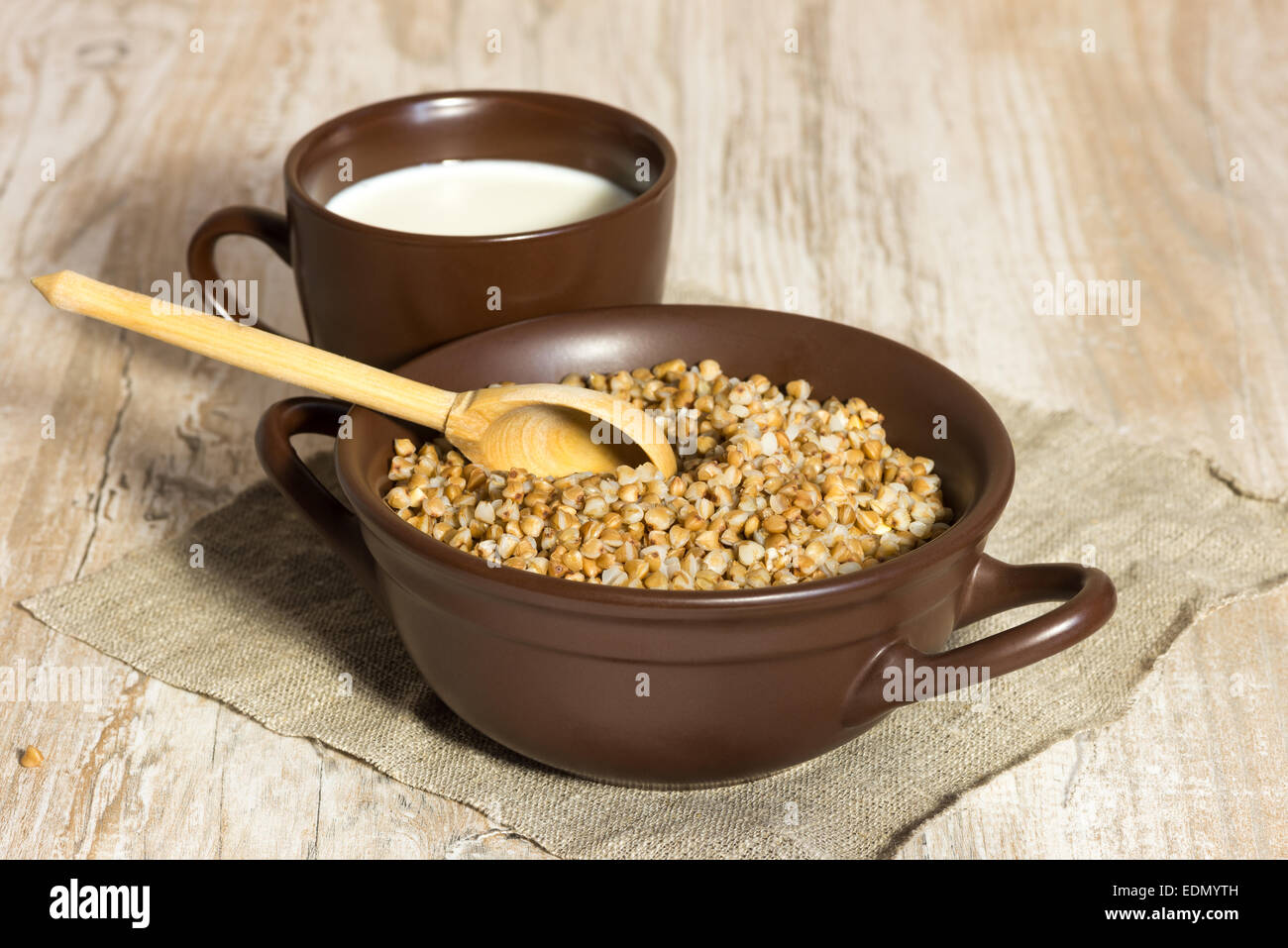 buckwheat cereal and milk the basis for healing and a dietary food