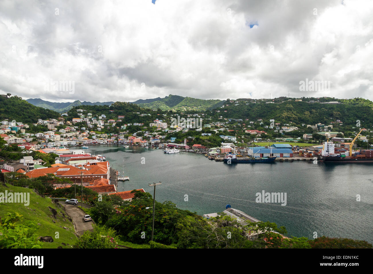 St Goerge Grenada West Indies Stock Photo Alamy