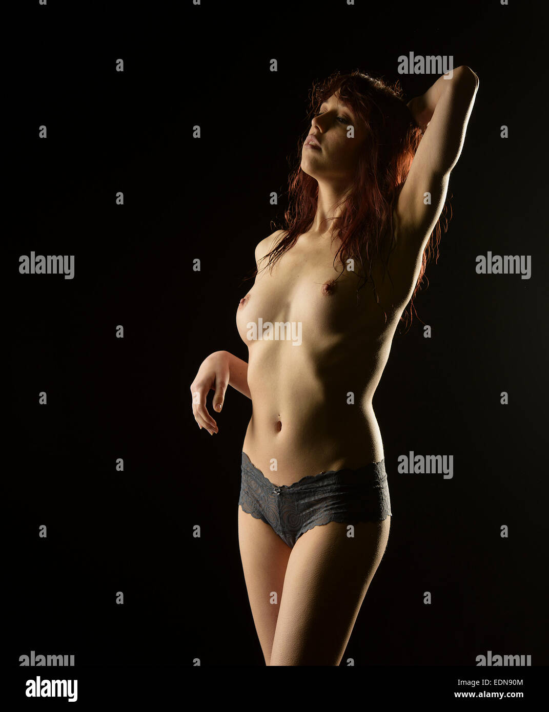Woman top less