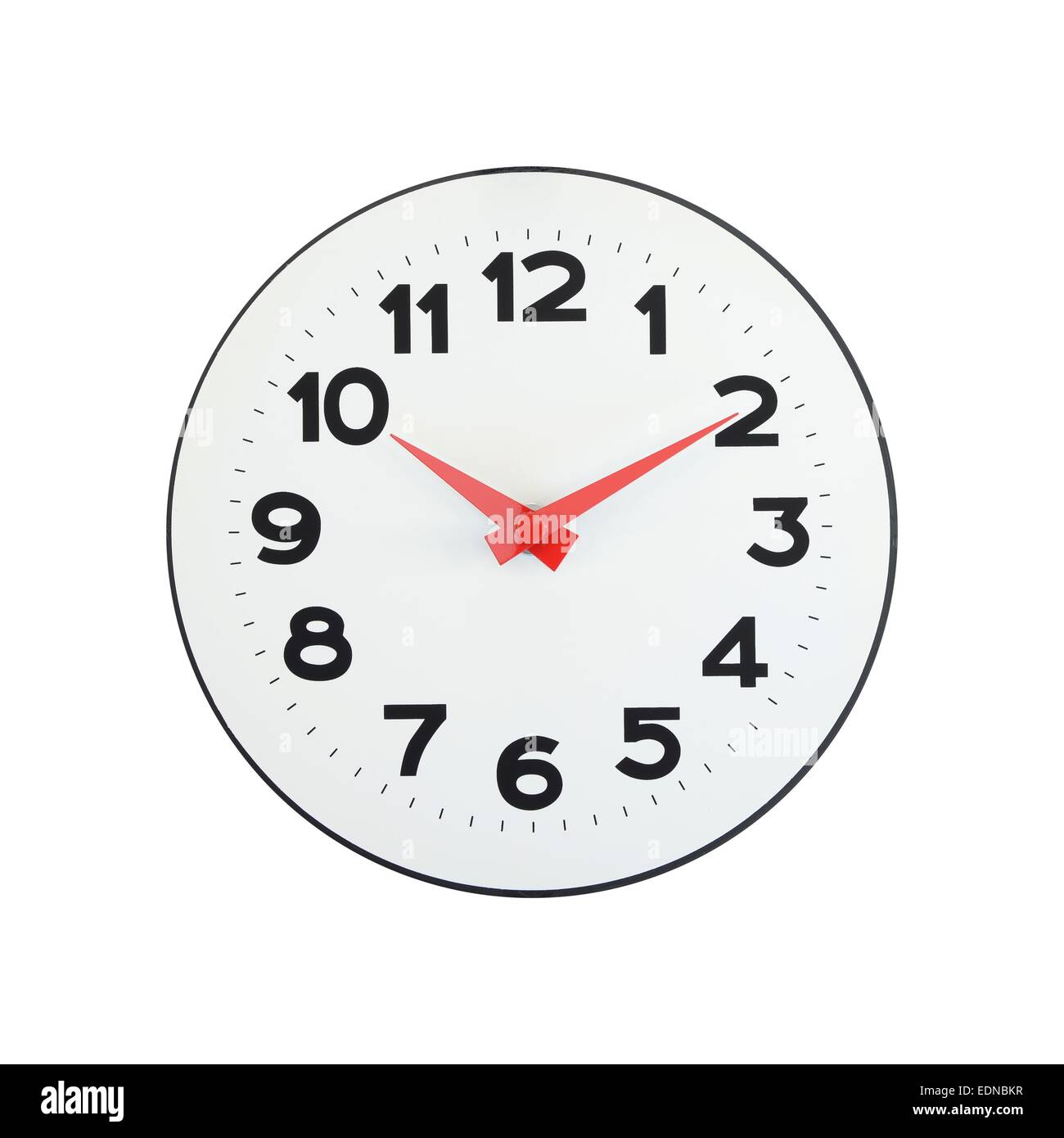 A close up shot of an analogue clock Stock Photo Alamy
