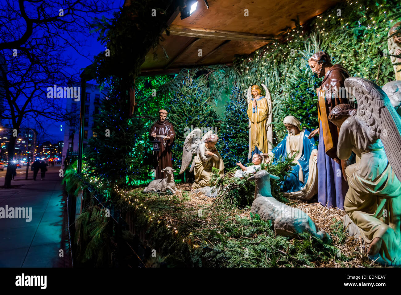 Christmas Crib Church High Resolution Stock Photography And Images Alamy