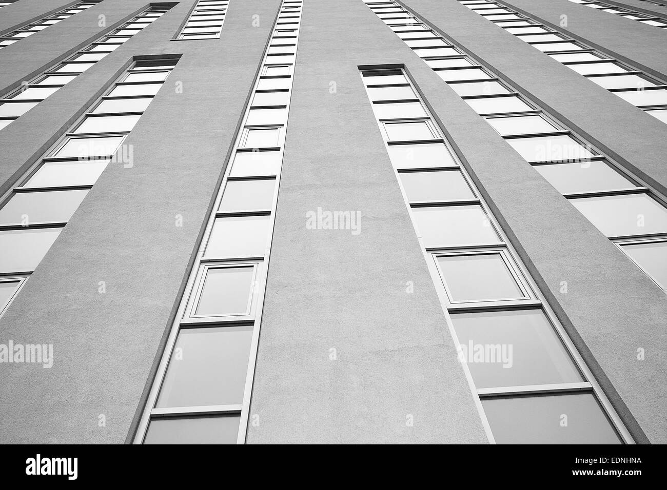 Abstract architecture in black and white Stock Photo