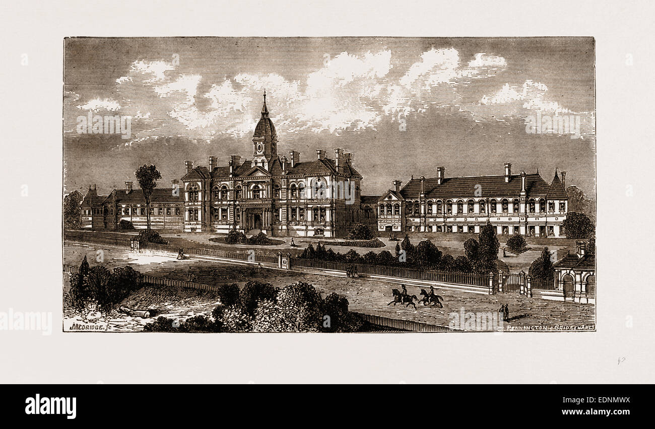 CHILDREN'S HOSPITAL, PENDLEBURY, MANCHESTER, UK, 1875 Stock Photo