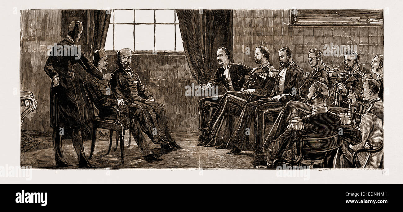 THE FRENCH OCCUPATION OF TUNIS, 1881 INTERVIEW BETWEEN THE BEY AND THE