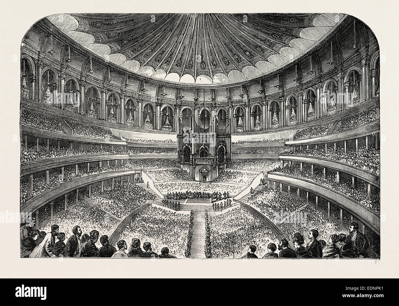 Albert hall interior london hi-res stock photography and images - Alamy