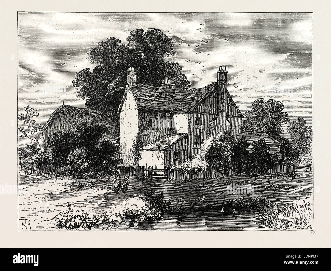 PORTOBELLO FARM, 1830. London, UK, 19th century engraving Stock Photo
