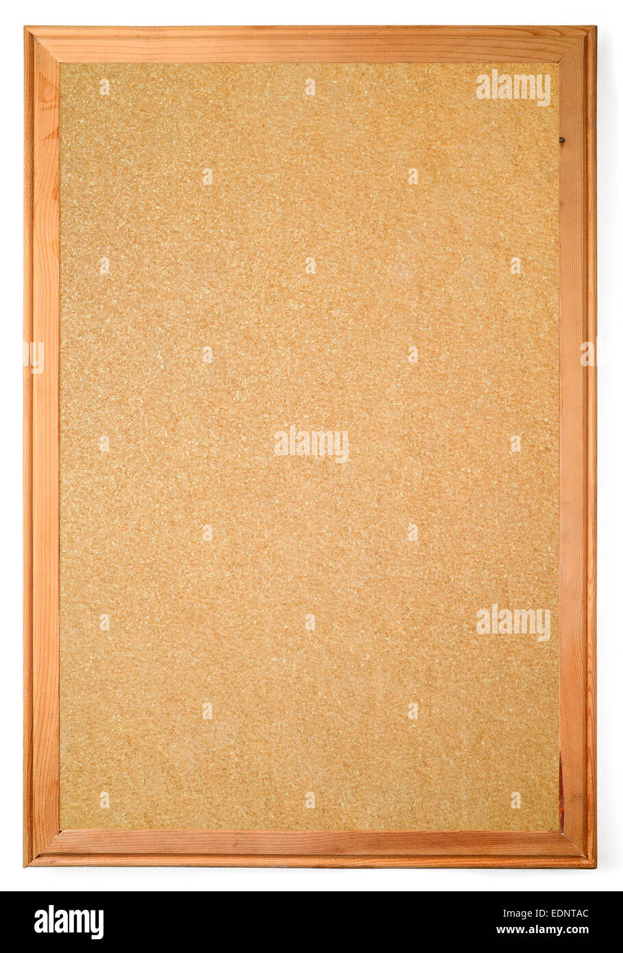 blank corkboard isolated on white Stock Photo