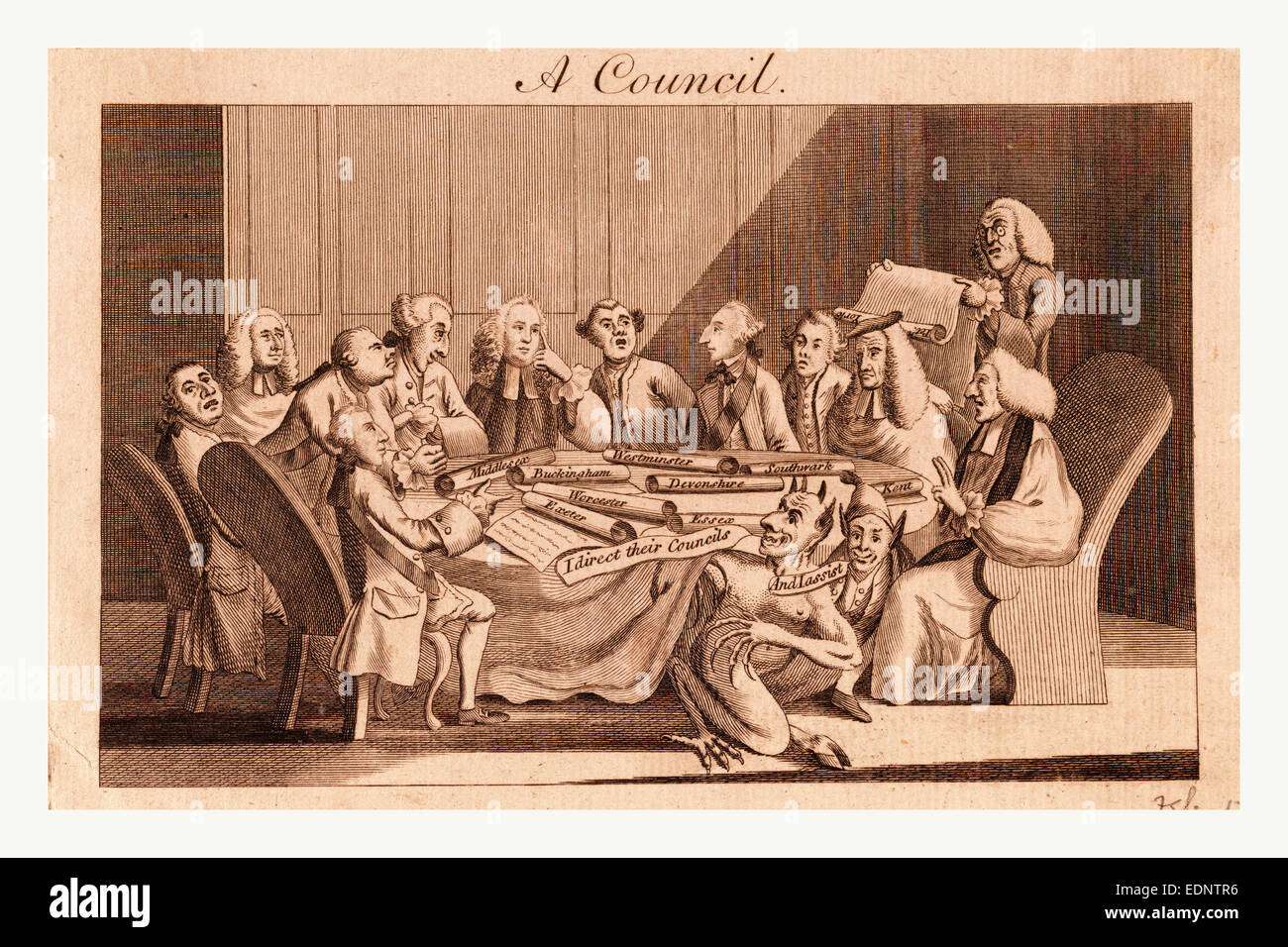 A council, England, 1770, the Privy Council, or that portion of it which was known to include
