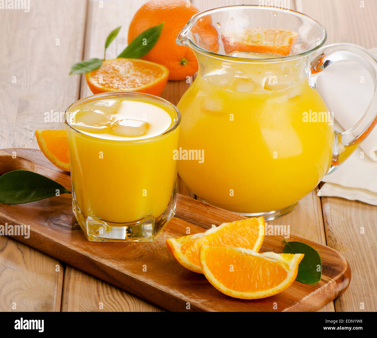 Fresh Orange Juice In Jug Stock Photo, Picture and Royalty Free Image.  Image 36913535.