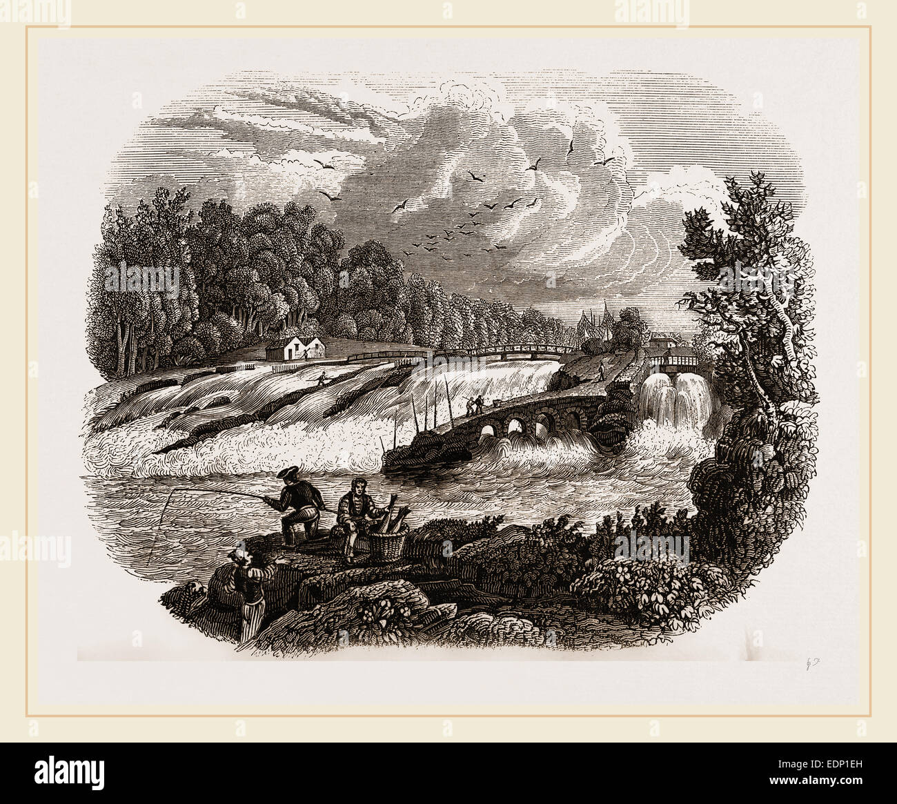 Coleraine Salmonleap on the Bann, Northern Ireland Stock Photo Alamy