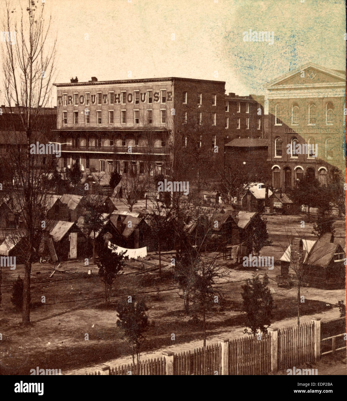 Front (i.e., Trout) House and Masonic Hall, Marietta St., Atlanta, USA