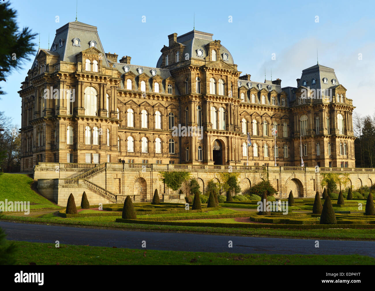 Barnard Castle, County Durham, UK. 8th January 2015. UK weather. Bowes